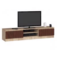 RTV TV asztal 160 cm sonoma tölgy / wenge