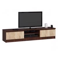 RTV TV asztal 160 cm wenge / sonoma tölgy