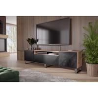 TV asztal RTV Neo 180 cm Artisan tölgy / Fehér